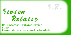 vivien rafaisz business card